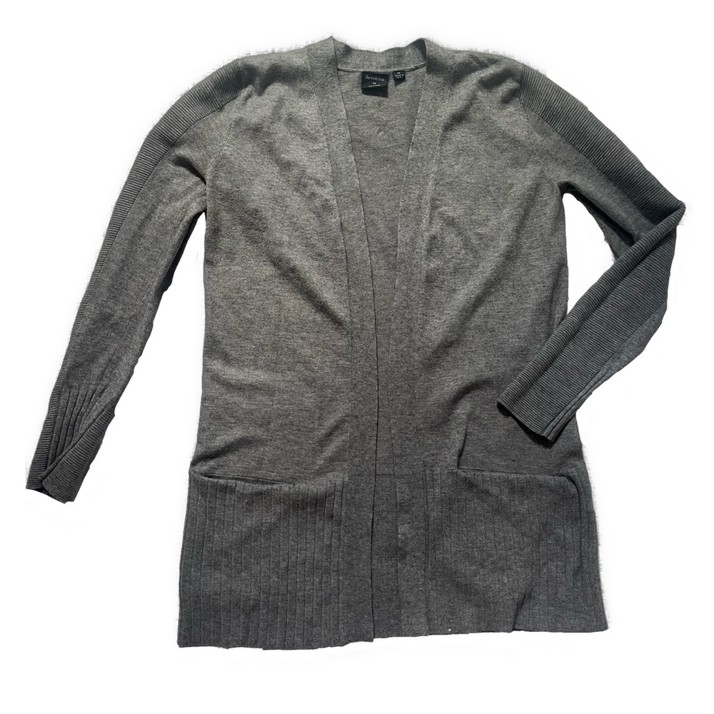 Gray Women's Cardigan Sweater